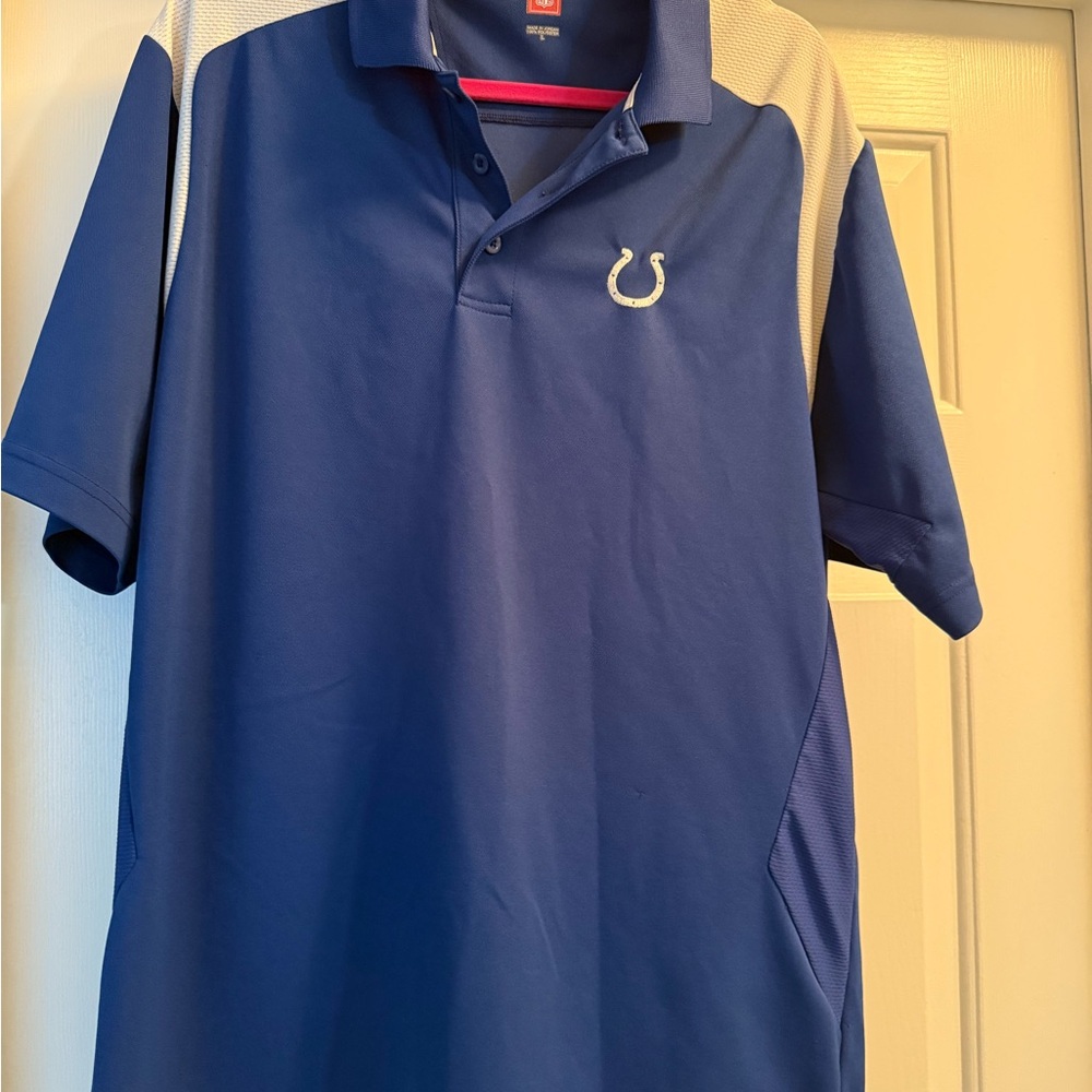 NFL Blue and White Polo Shirt